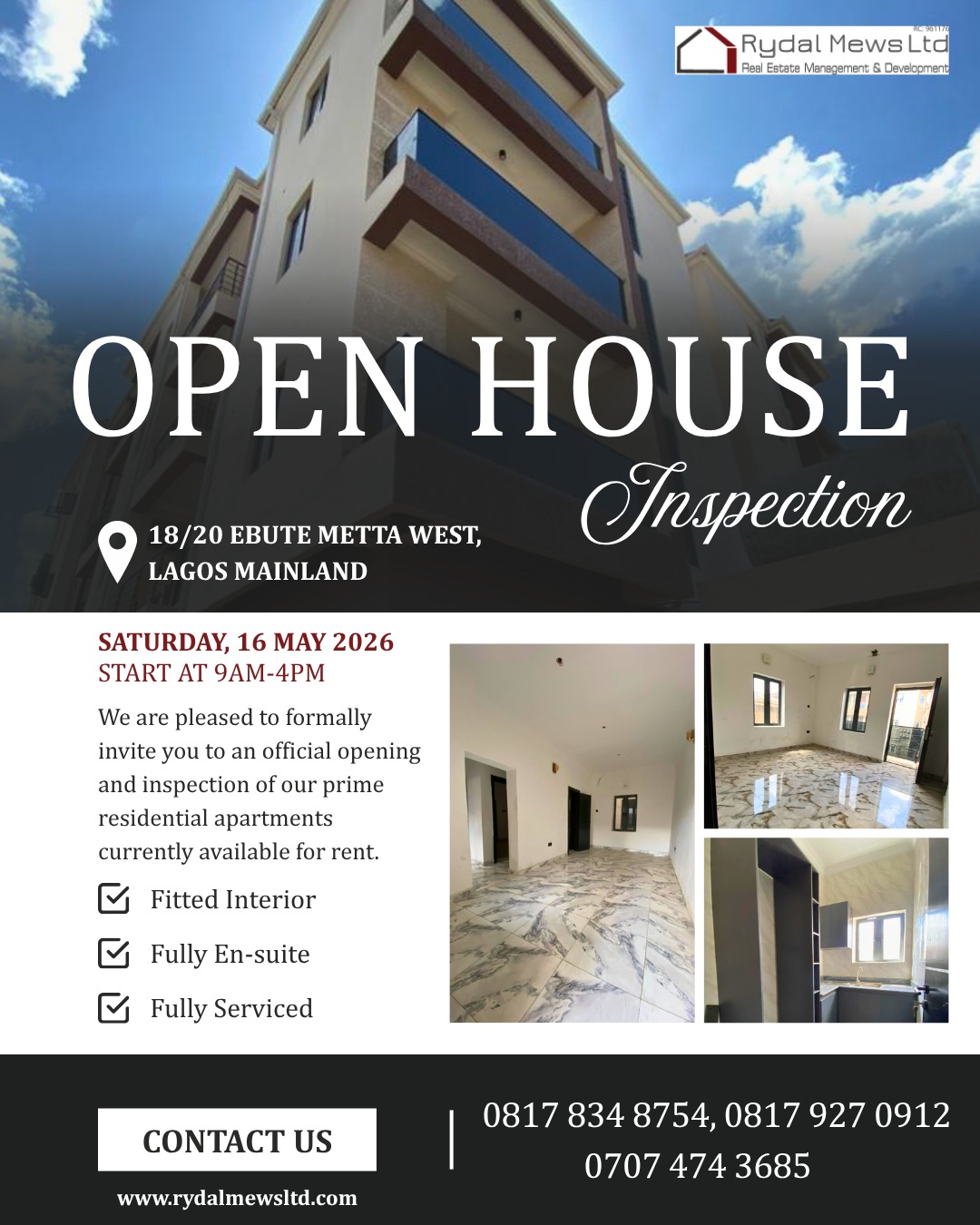 Invitation : Rental Open House Inspection
